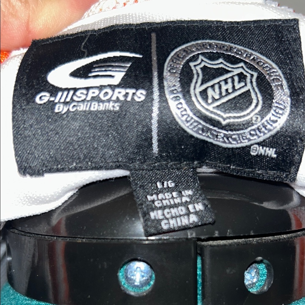NHL Philadelphia Flyers rare White and Orange Jacket ( most are black) size lg - Picture 9 of 12